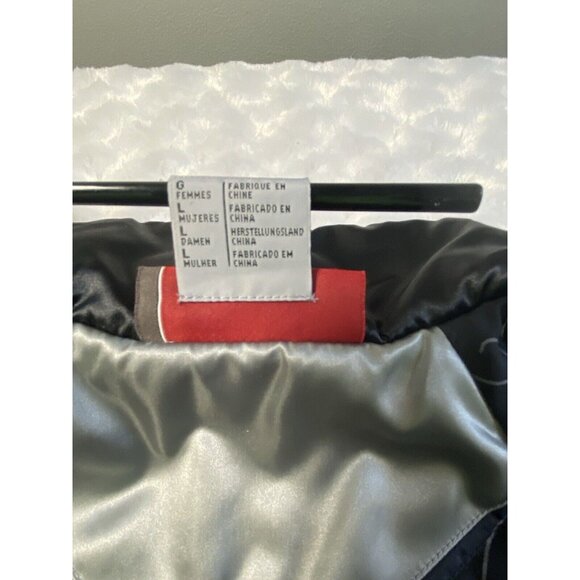 Columbia Convert Boardwear Jacket Women Large Gray Silver Zip Pockets Drawstring - Picture 10 of 15